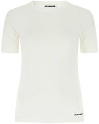 Jil Sander - Cotton T-shirt - Lyst
