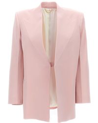 Victoria Beckham - Single-breasted Blazer Jacket Jackets - Lyst