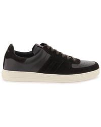 Tom Ford - Suede And Leather 'radcliffe' Sneakers - Lyst