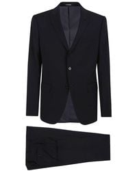 Emporio Armani - Wool Single-Breasted Suit - Lyst