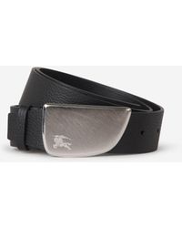 Burberry - Shield Leather Belt - Lyst