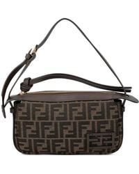 Fendi - Simply Mini Jacquard Ff Shoulder Bags - Lyst