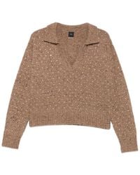 Pinko - 'nibani' Polo-style Sweater - Lyst