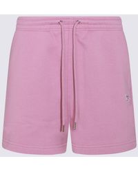 Maison Kitsuné - Cotton Shorts - Lyst