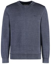 GANT - Cotton Crew-Neck Sweater - Lyst
