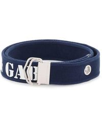 Dolce & Gabbana - "logo Tape Belt In Ribbon - Lyst