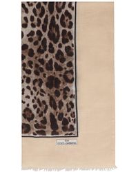 Dolce & Gabbana - Modal And Cashmere Blend Scarf - Lyst
