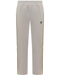 Palm Angels - Pants With Monogram Pa - Lyst
