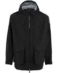 Herno - Hooded Techno Fabric Raincoat - Lyst