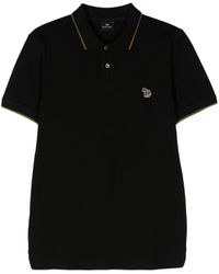 PS by Paul Smith - Zebra Logo Cotton Polo Shirt - Lyst