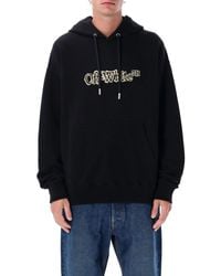 Off-White c/o Virgil Abloh - Cloudy Arrow Cotton Skate Hoodie - Lyst
