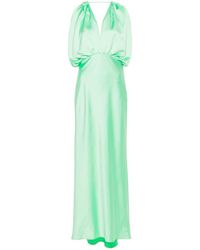Pinko - Dolcetto Long Dress With V-Neck - Lyst