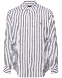 Polo Ralph Lauren - Stripe-pattern Linen Shirt - Lyst