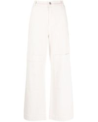 P.A.R.O.S.H. - Multiple-Pockets High-Waisted Trousers - Lyst