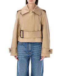 JW Anderson - Cropped Trench Jacket - Lyst