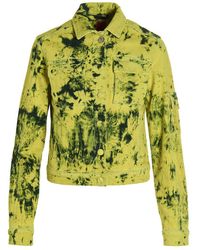 Ferrari - Tie-Dye Denim Jacket - Lyst