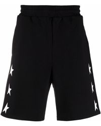 Golden Goose - Star Cotton Shorts - Lyst