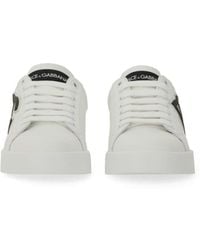 Dolce & Gabbana - 'Portofino Light' Sneakers With Embroidered Logo On The Side And Logo Patch On The Tongue - Lyst