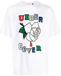 Undercover - Rose Cotton T-shirt - Lyst