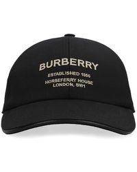 Burberry - Logo Embroidery Baseball Cap - Lyst