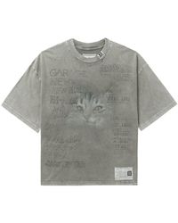 Maison Mihara Yasuhiro - Bleached T-Shirt - Lyst