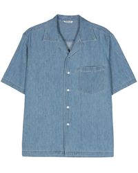 AURALEE - Cotton Shirt - Lyst