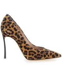 Casadei - 'Malesia' Pumps With High Stiletto Heel And Leopard Motif - Lyst