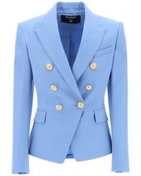 Balmain - Fitted Double-breasted Jacket - Lyst