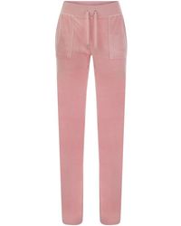 Juicy Couture - Trousers With Velour Pockets - Lyst