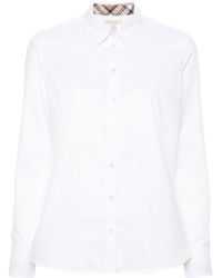 Barbour - Poplin Cotton Shirt - Lyst
