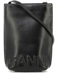 Ganni - 'small Banner' Crossbody Bag - Lyst