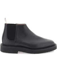 Thom Browne - Mid Top Chelsea Ankle Boots - Lyst