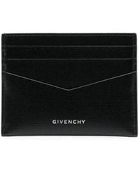 Givenchy - Logo-Print Textured-Leather Wallet - Lyst