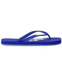 DSquared² - Electric Blue Flip Flops With Logo - Lyst