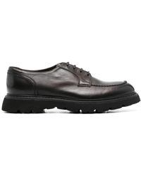 Doucal's - Derby Lace Up Comb Seams Shoes - Lyst