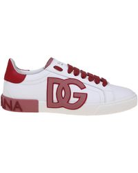 Dolce & Gabbana - Low Calf Sneakers And - Lyst