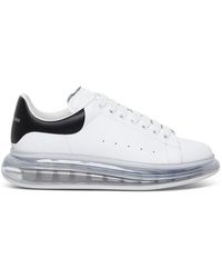alexander mcqueen trainers black and white