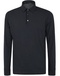 Zanone - Long Sleeves Polo Shirt - Lyst