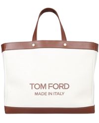 Tom Ford Textured Canvas Tote Bag - Multicolor
