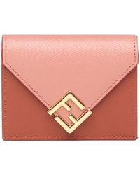 Fendi - Logo-Plaque Wallet - Lyst