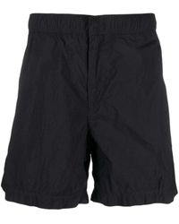 C.P. Company - Black Swim Trunks With Concealed Fastening In Nylon Man - Lyst
