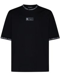 Dolce & Gabbana T-Shirts And Polos in Gray for Men | Lyst