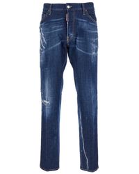 DSquared² - 'Cool Guy' Straight Jeans With Faded Effect - Lyst