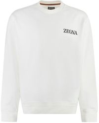Zegna - Cotton Crew-neck Sweatshirt - Lyst