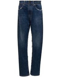 Maison Margiela - Five-Pocket Jeans With Rips - Lyst