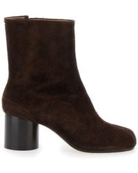 Maison Margiela - Ankle Boots With Tabi Toe And Block Heel - Lyst