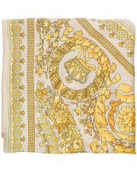 Versace - And Scarf With Barocco Print And Medusa Detail In - Lyst