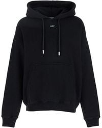 Off-White c/o Virgil Abloh - Relaxed-Fit Cotton Hoodie - Lyst