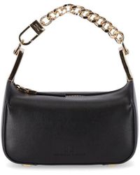 Elisabetta Franchi - Black Mini Bag With Chain - Lyst