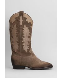 GISÉL MOIRÉ - Kansas Texan Boots - Lyst